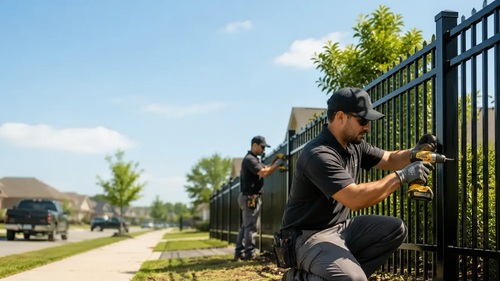Metal Fence Installation in Mount Pleasant, WI